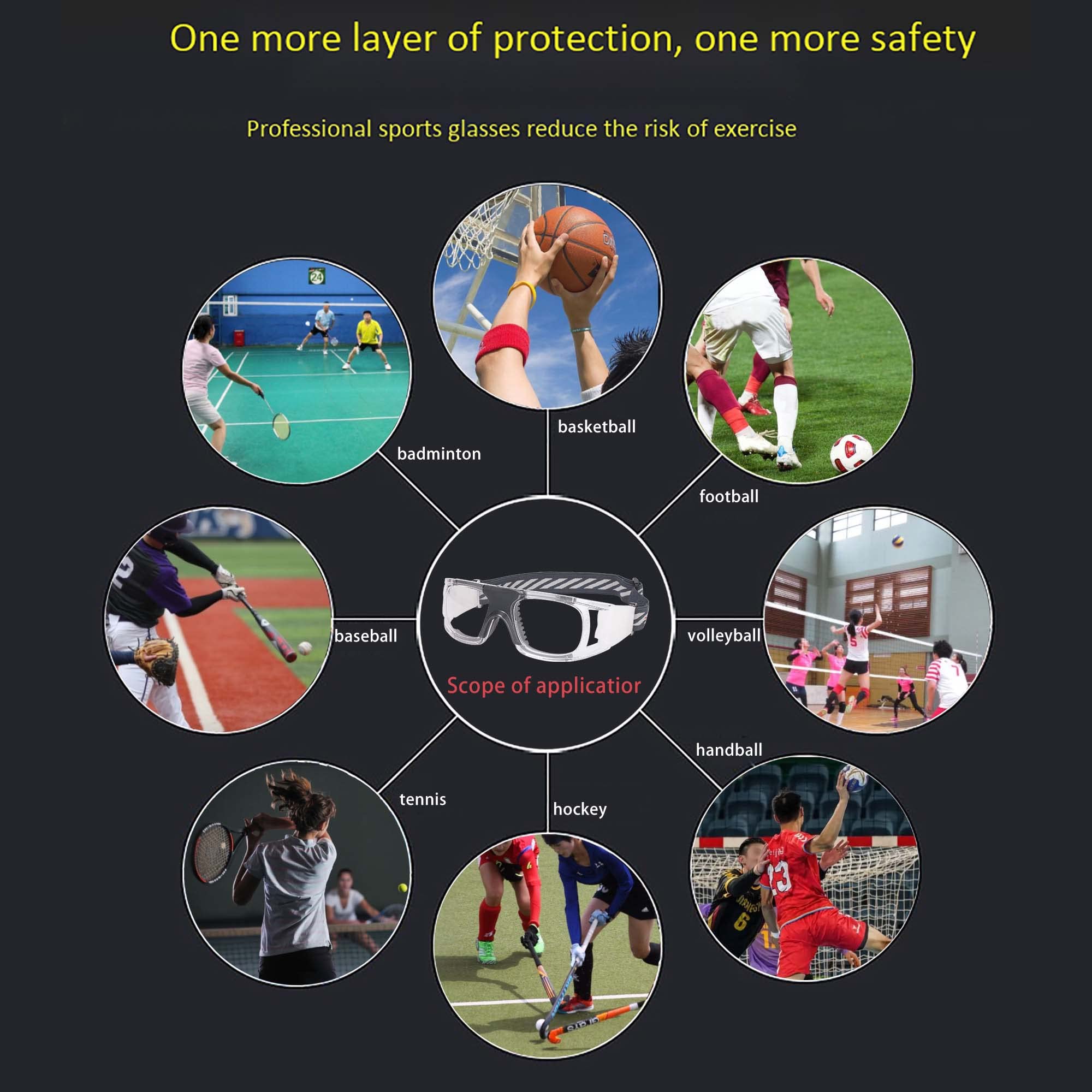 SooGree Buy SooGree Sports Goggles: Anti-Fog Basketball, Soccer & Football Eyewear for Men - Protective Training Glasses (Gray) - View 5 of 6