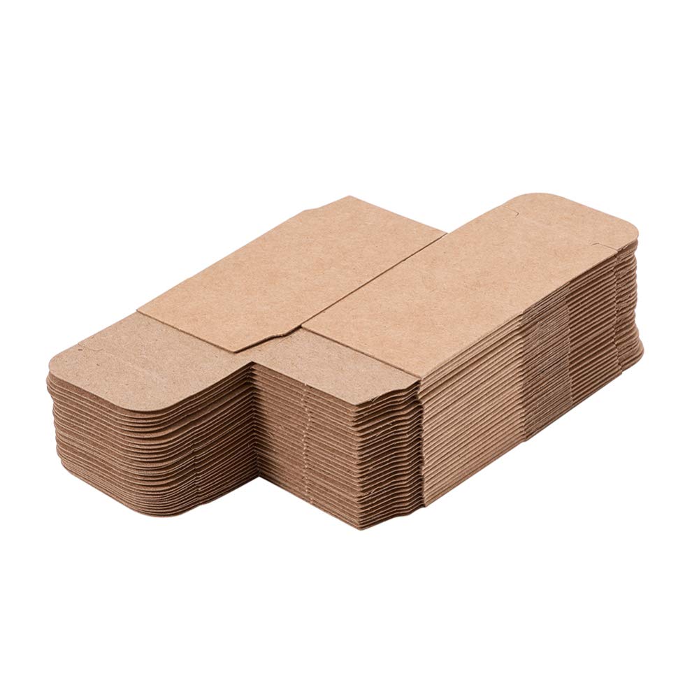 Airssory 100 Pcs Small Goodies Square Kraft Cardboard Gift Wrap Box for Birthday Party Wedding Baby Shower 1.5x1.5x1.5 Inches - View 2 of 6