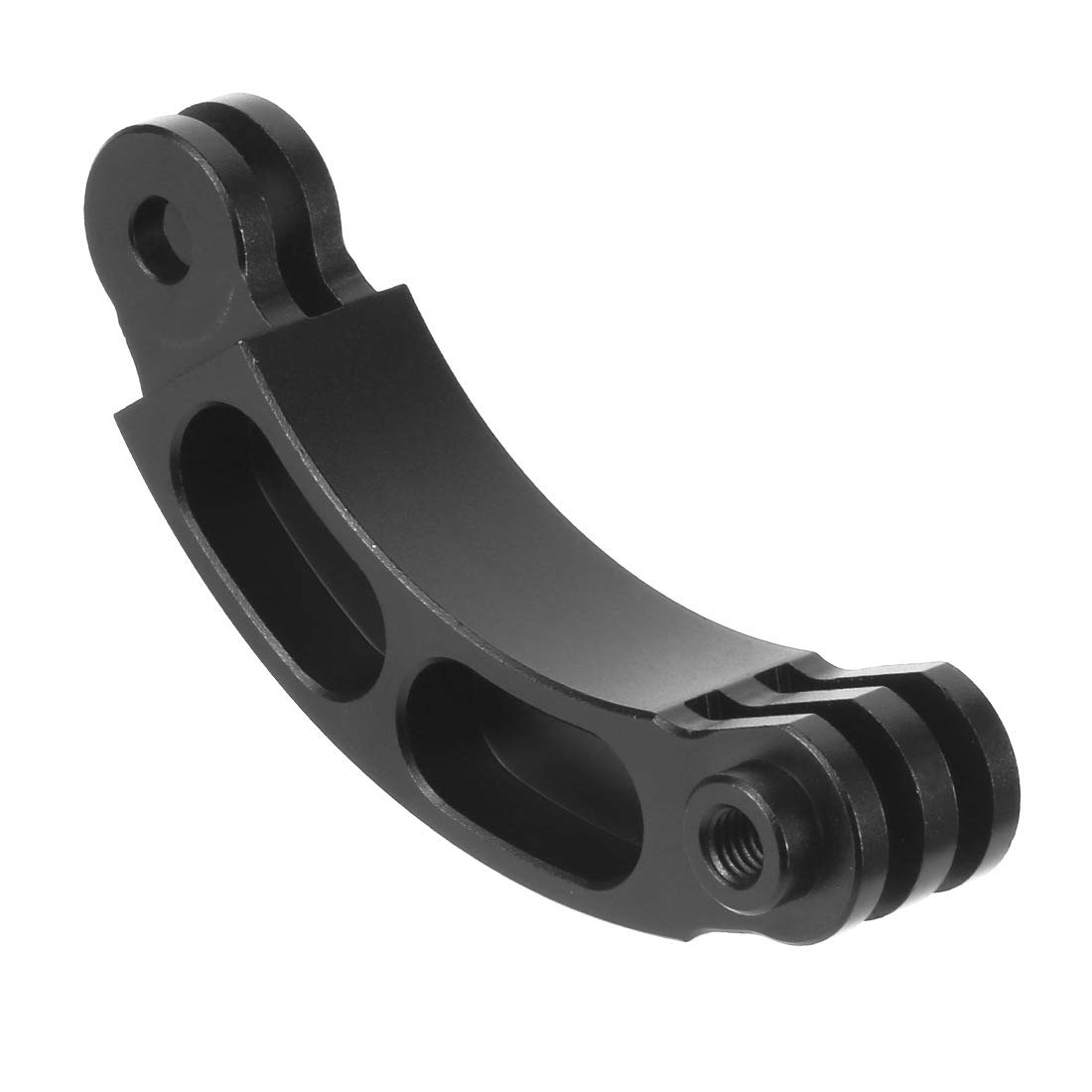 Aluminum Alloy Curved Extension Arm Mount for GoPro 11 10 9 8 7 6 5 Black Session 5 4 Action Cameras