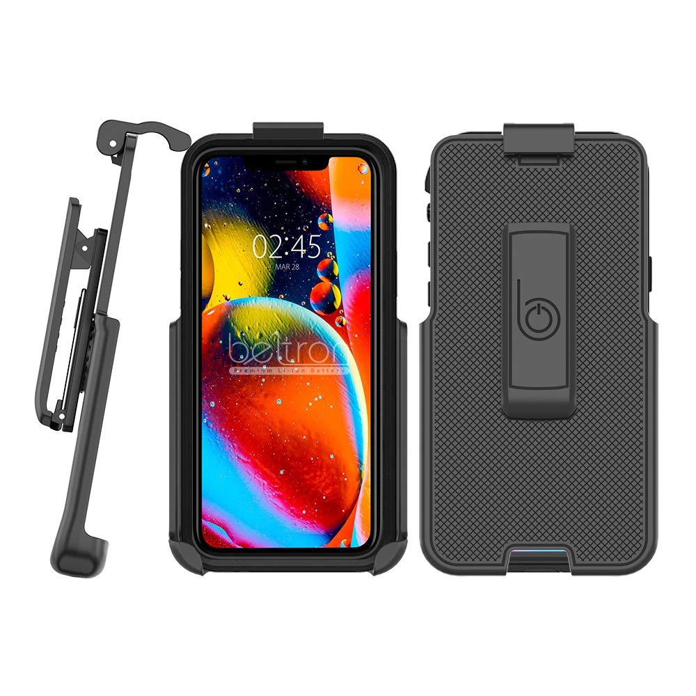 BELTRON Belt Clip Holster for iPhone 12 and iPhone 12 Pro Secure Fit Quick Release Latch Built-in Kickstand Case Not Included - View 6 of 6