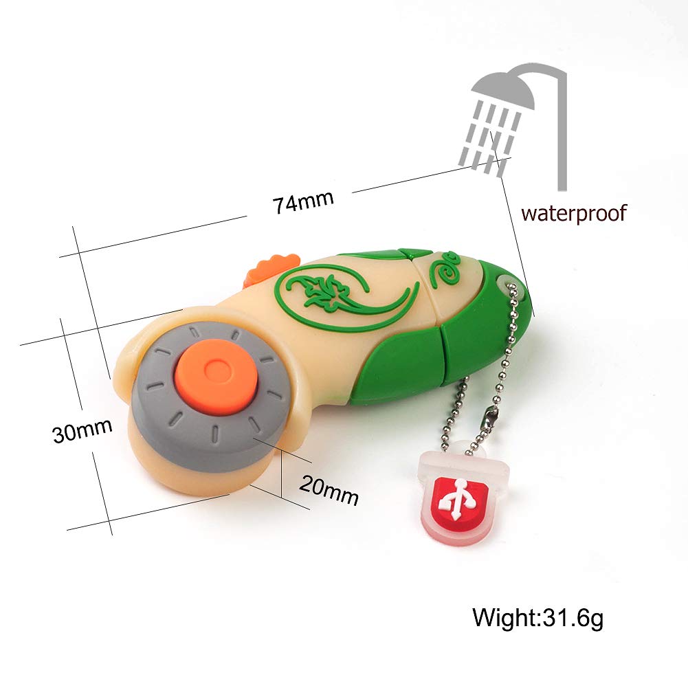 LEIZHAN 16GB Rotary Cutter Shape USB Flash Drive Unique Gift Thumb Drive for Easy Data Storage - View 5 of 6