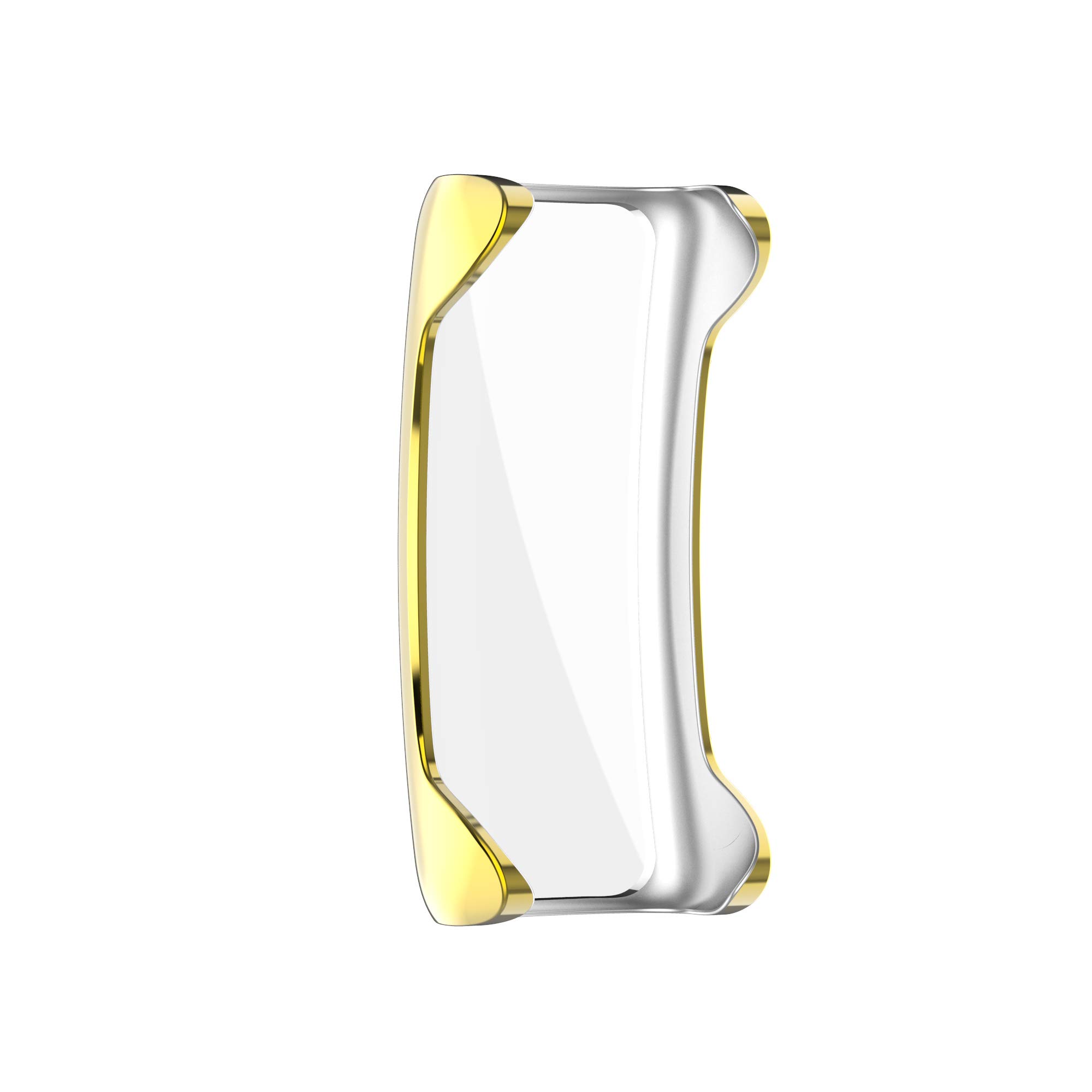 Fitbit Inspire 2 Inspire 3 Case Soft TPU Screen Protector Full Protective Cover Gold - View 4 of 5