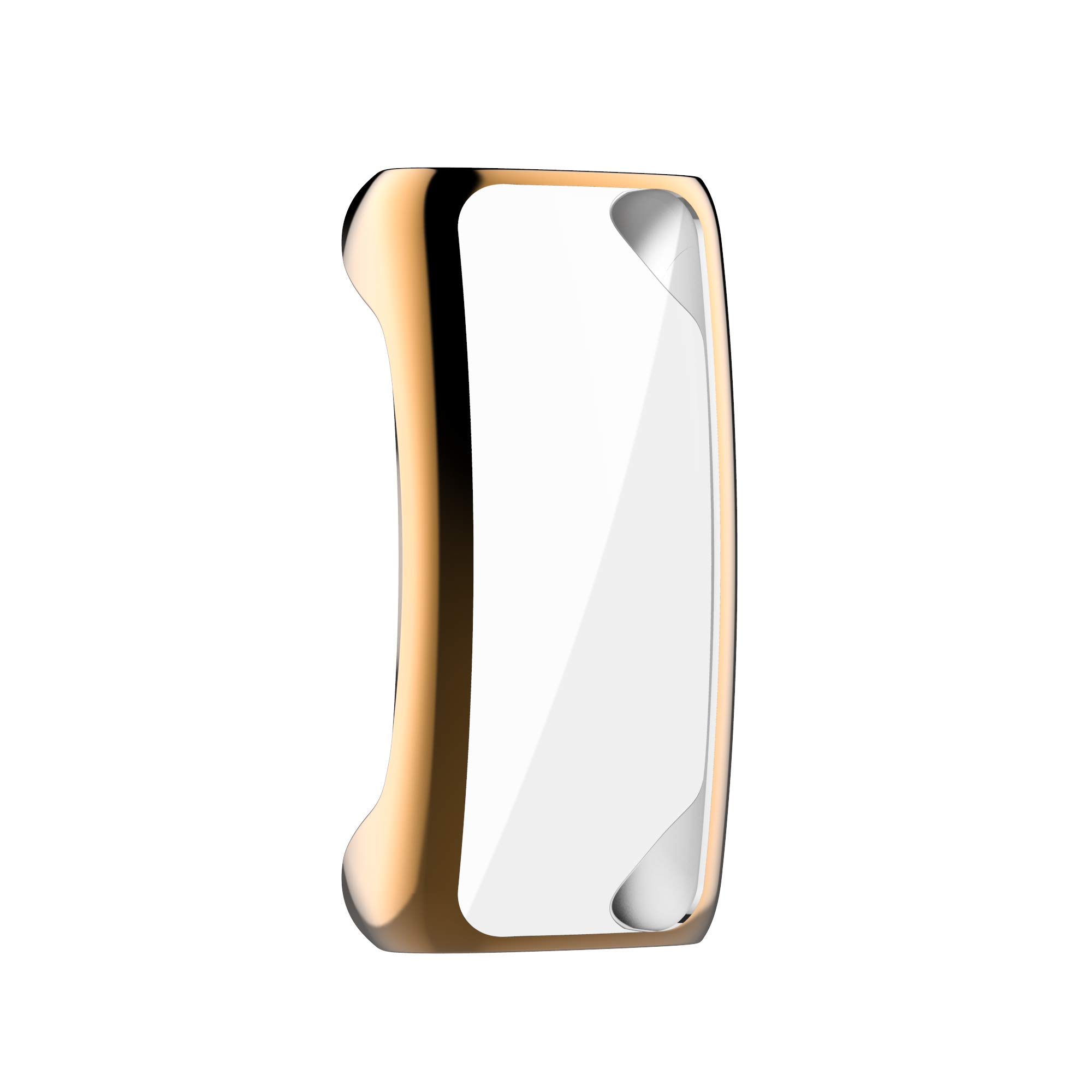 Fitbit Inspire 2 Inspire 3 Case Soft TPU Screen Protector Full Protective Cover Rose Gold Accessories