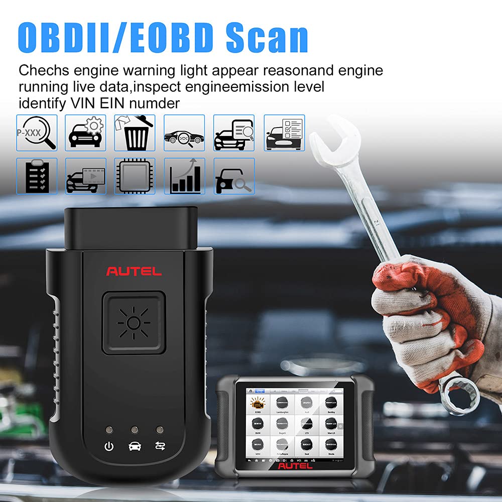 Autel MaxiSYS VCI100 Bluetooth Adapter Vehicle Diagnostic Connector for MS906BT MK906BT Scanner - View 3 of 9