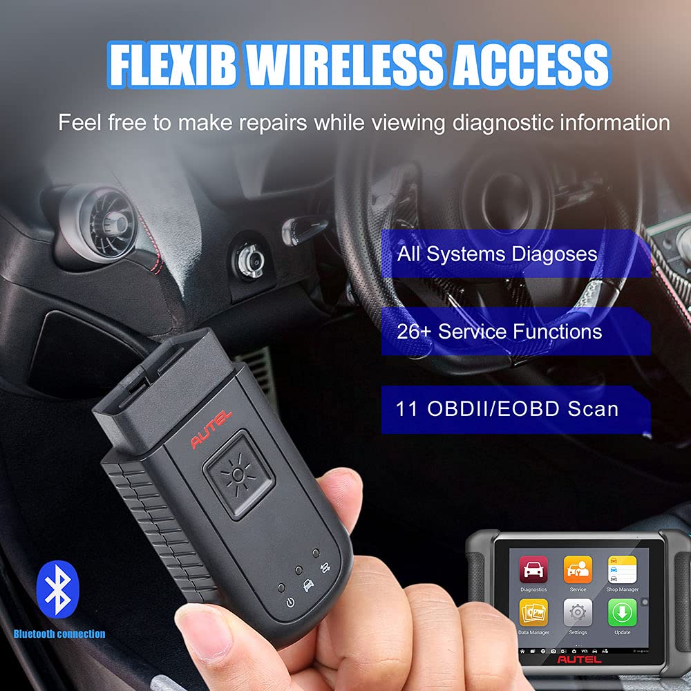 Autel MaxiSYS VCI100 Bluetooth Adapter Vehicle Diagnostic Connector for MS906BT MK906BT Scanner - View 4 of 9