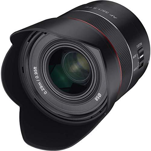 Rokinon Rokinon AF 35mm F1.8 Lens for Sony E: Fast Auto Focus & Full Frame Performance - View 5 of 9