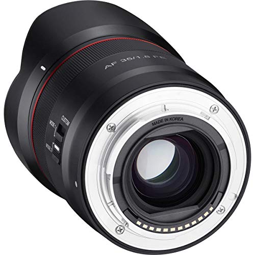 Rokinon Rokinon AF 35mm F1.8 Lens for Sony E: Fast Auto Focus & Full Frame Performance - View 7 of 9