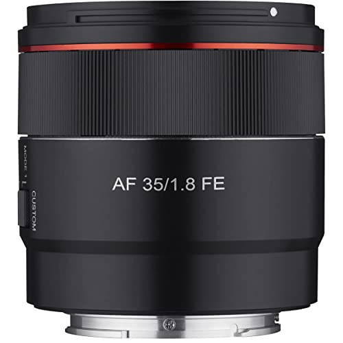 Rokinon Rokinon AF 35mm F1.8 Lens for Sony E: Fast Auto Focus & Full Frame Performance - View 8 of 9