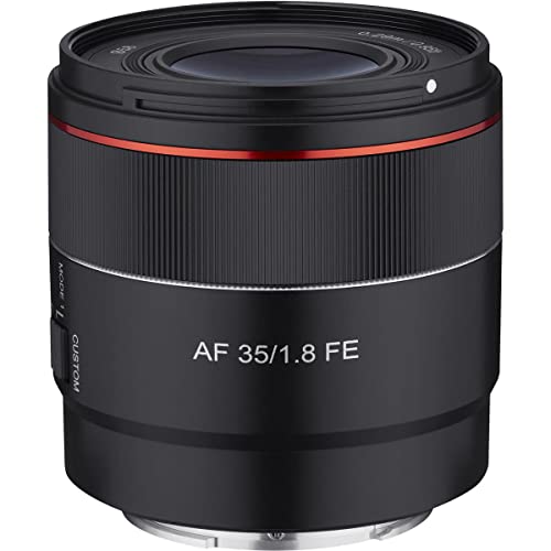 Rokinon Rokinon AF 35mm F1.8 Lens for Sony E: Fast Auto Focus & Full Frame Performance - View 9 of 9