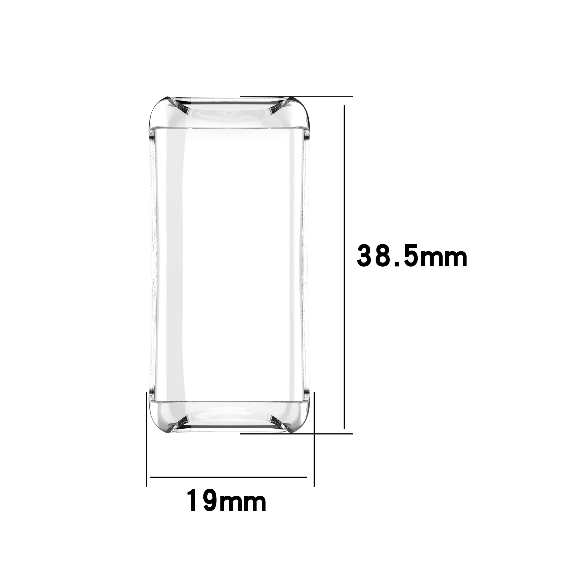 FitTurn Fitbit Inspire 2 Screen Protector Case Full Coverage Soft PC Shockproof Bumper Shell in 7 Metal Colors for Inspire 2 HR - View 2 of 9