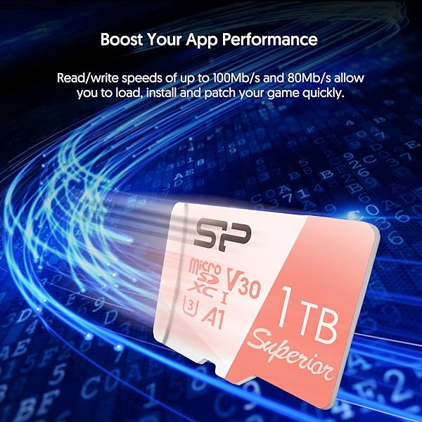 SP Silicon Power SP Silicon Power 1TB Micro SD Card U3 for Nintendo Switch - High-Speed SDXC with Adapter - View 6 of 9