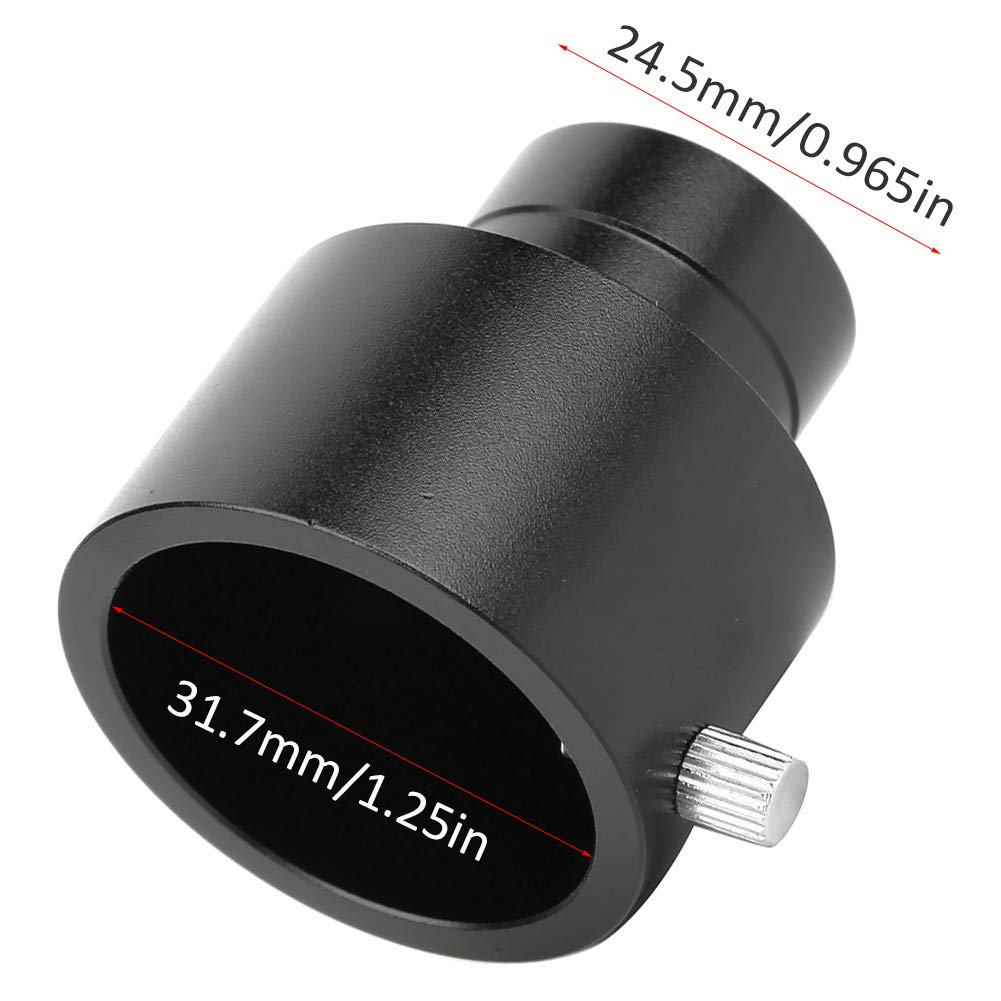 Astronomical Telescope Eyepiece Adapter 0.965 to 1.25 Inch for Astrophotography and Telescope Accessories - View 5 of 9