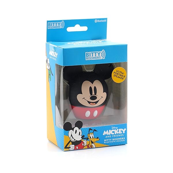 Bitty Boomers Bitty Boomers Disney Mickey Mouse Mini Bluetooth Speaker: Fun, Portable Sound for Disney Fans! - View 4 of 8