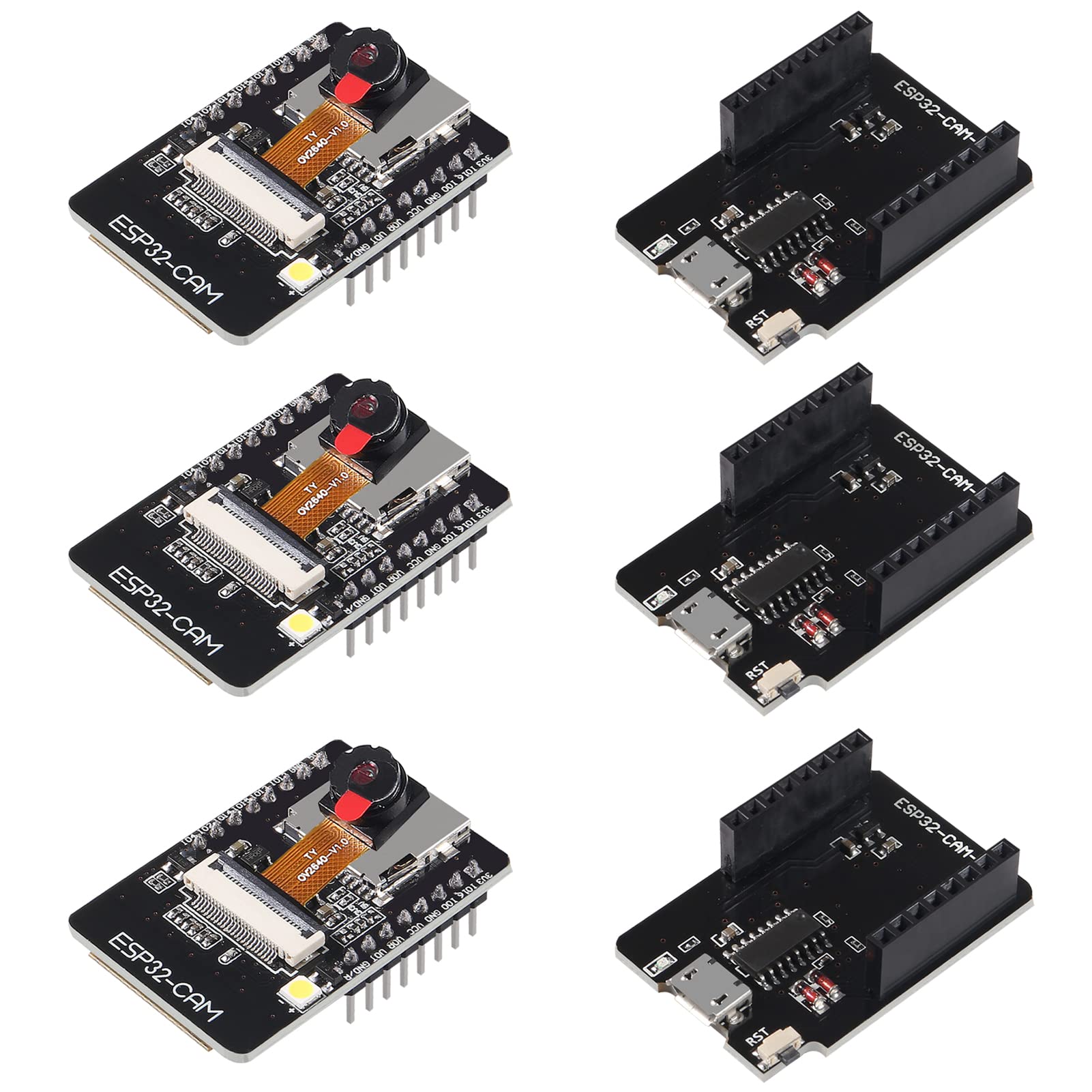 6Pcs ESP32 D1 Mini NodeMCU Board MH-ET Live MiniKit WiFi Bluetooth Development Board Fully Functional with Pins for WeMos D1 DIY Kit