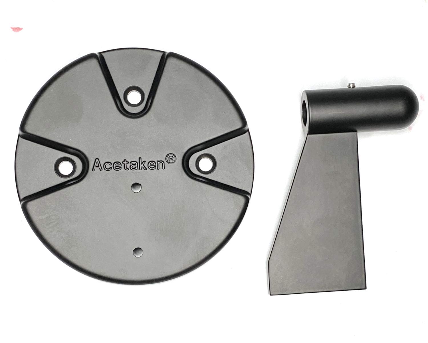 AceTaken Wall Mount for Suspension Boom Arm Round Plate and Holder Compatible with Microphone Mobile Phone and Webcam Stands - View 3 of 6