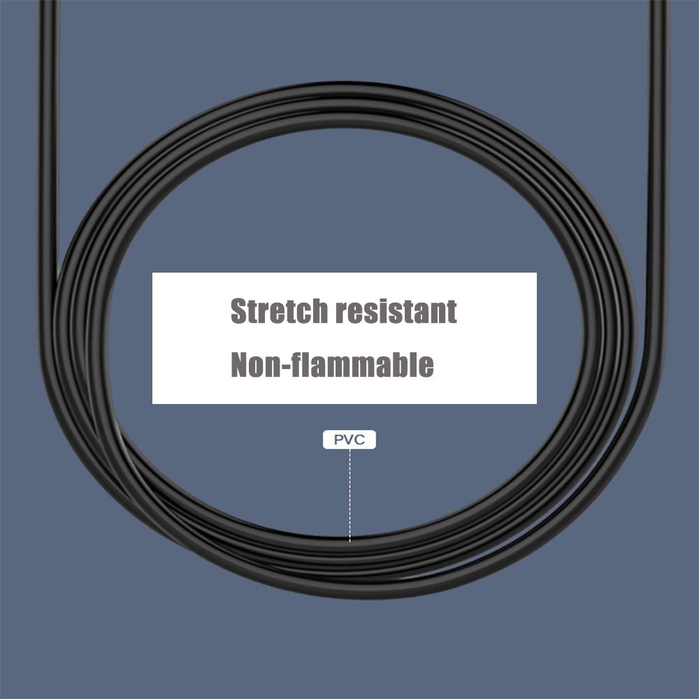 FitTurn 5V DC Power Cord USB to 3.5mm x 1.35mm Barrel Jack Adapter Charging Cable Plug Black - View 3 of 6