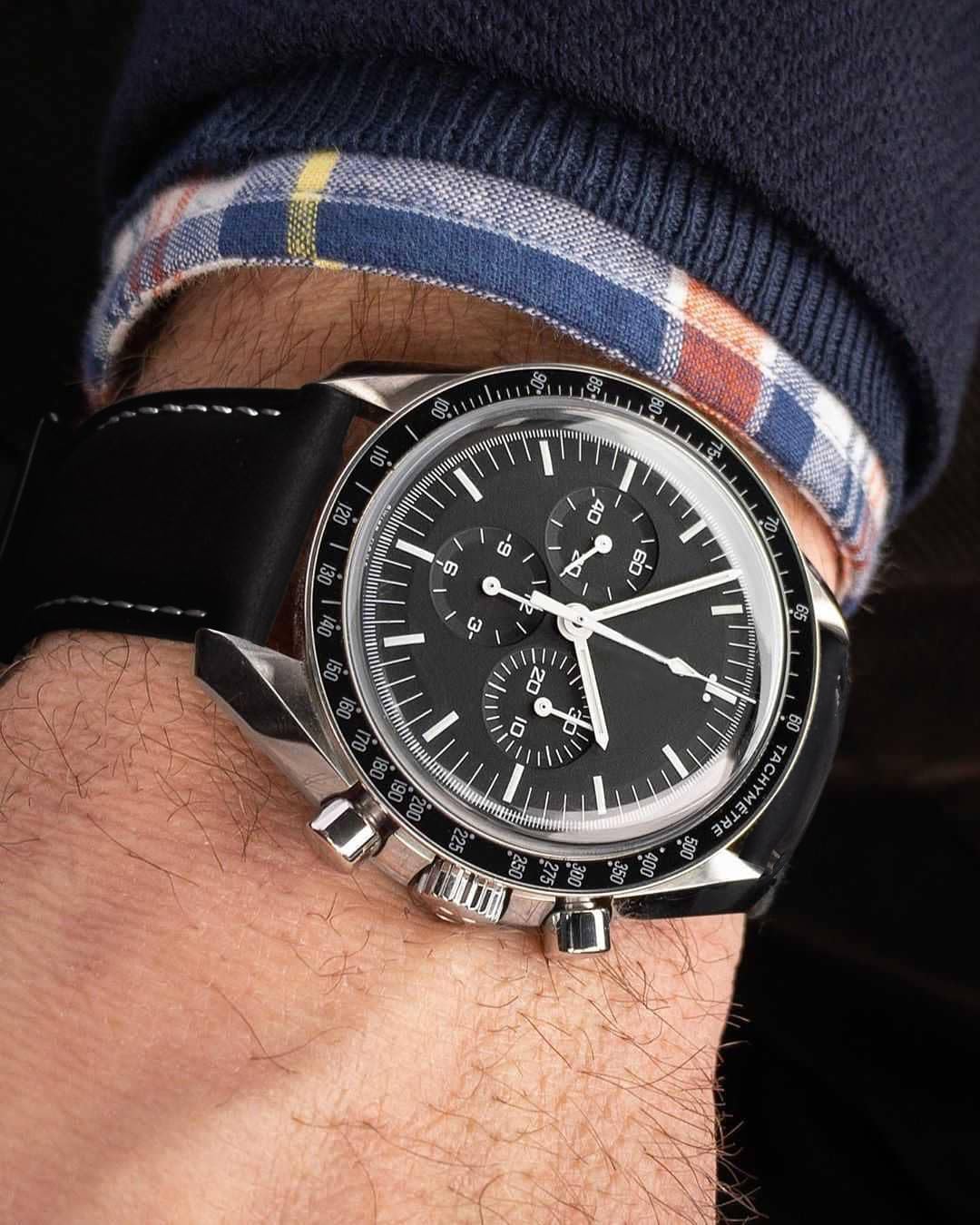 Ritche Christmas Gift 20mm Genuine Leather Watch Band for Galaxy Watch 6 Classic Vintage Quick Release Espresso Brown Stocking Stuffers - View 3 of 7