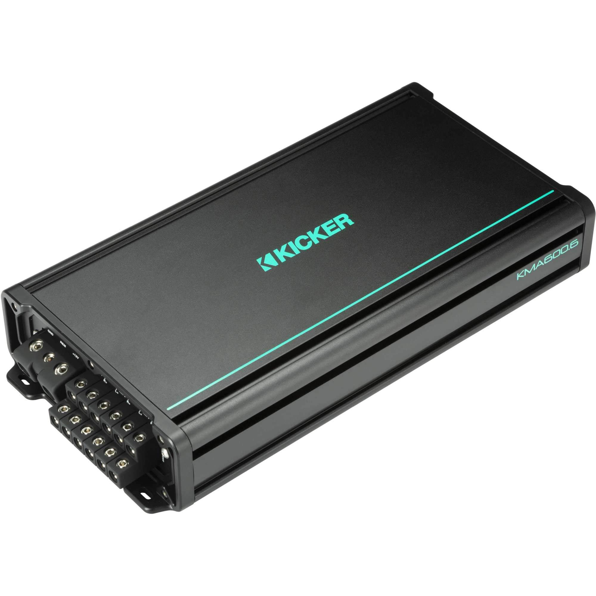 Kicker 48KMA6006 KMA600.6 6x100w Weather-Resistant Full-Range Amplifier for Superior Sound Quality - View 4 of 6