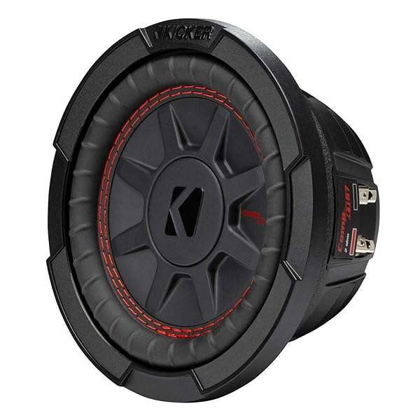KICKER "Buy KICKER CompRT 6.75" Subwoofer - DVC, 4-Ohm, RoHS Compliant for Powerful Sound" - View 5 of 10