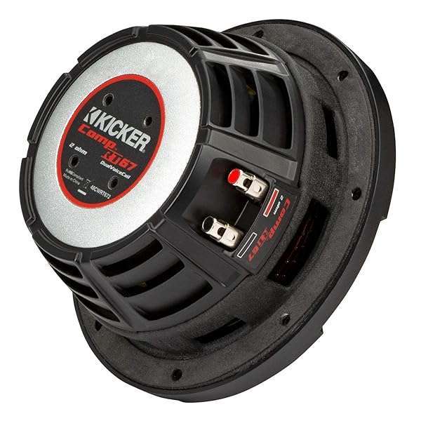 KICKER "Buy KICKER CompRT 6.75" Subwoofer - DVC, 4-Ohm, RoHS Compliant for Powerful Sound" - View 9 of 10