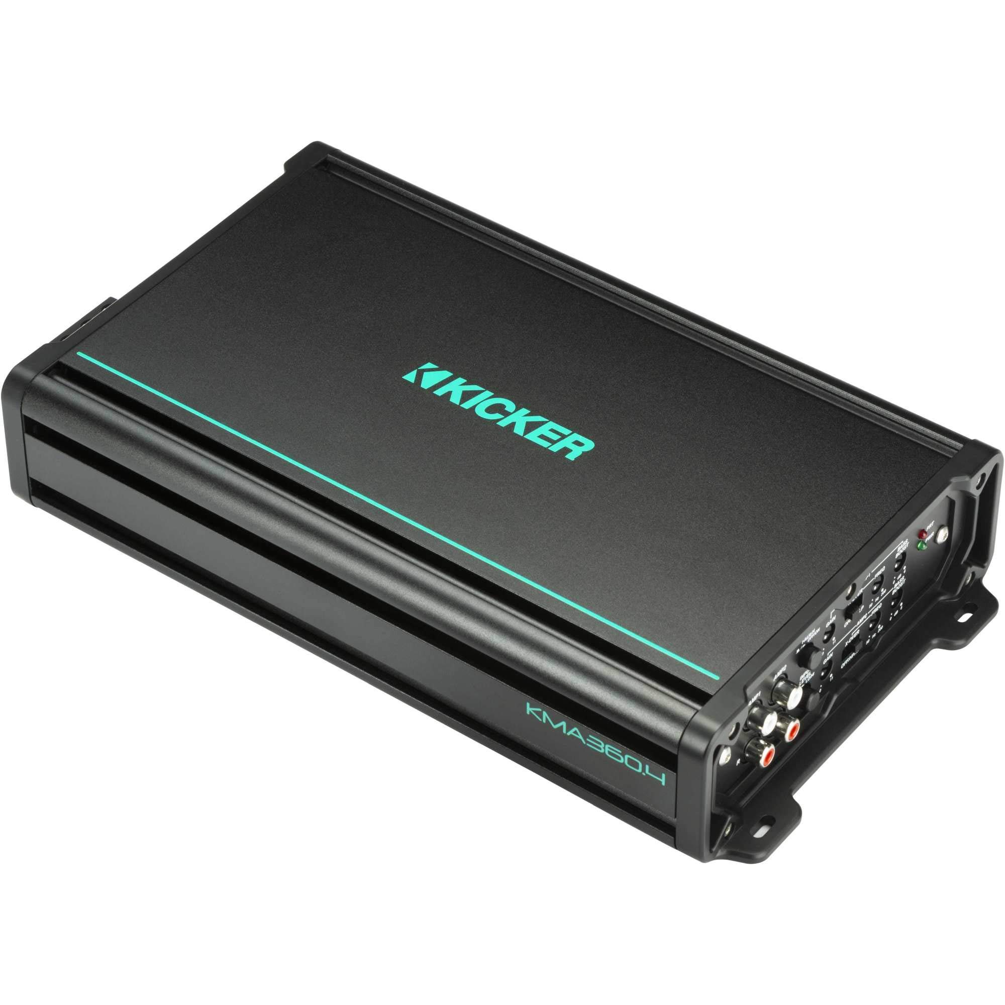 Kicker 48KMA3604 KMA360.4 4x90w Weather-Resistant Full-Range Amplifier for Superior Sound Quality - View 2 of 5
