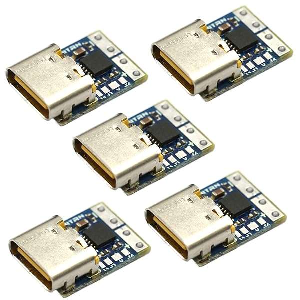 JacobsParts 5 Pack JacobsParts USB-C PD 20V Power Trigger Module - 5A Type-C Female Input for Fast Charging - View 3 of 10