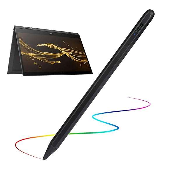 "Best Stylus Pens for HP Envy X360 15.6" 2-in-1 Laptop | Active Fine Tip Digital Pencil"