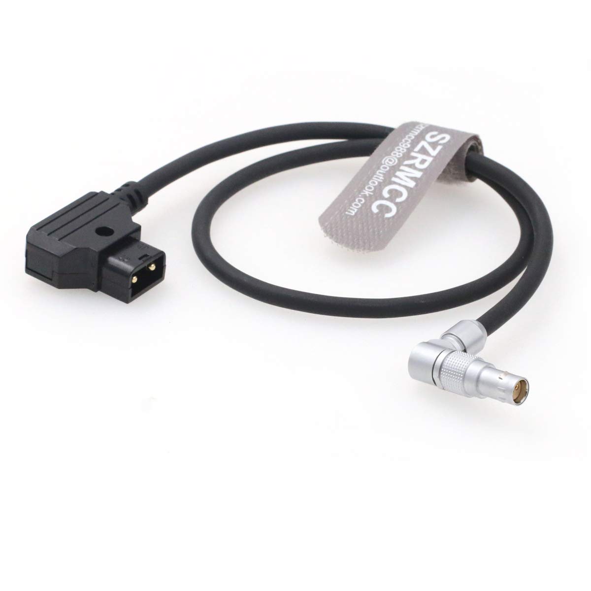 SZRMCC 2 Pin Female Rotatable D-tap Power Cable for RED Komodo 6K Cinema Camera Right Angle 50cm - View 2 of 6