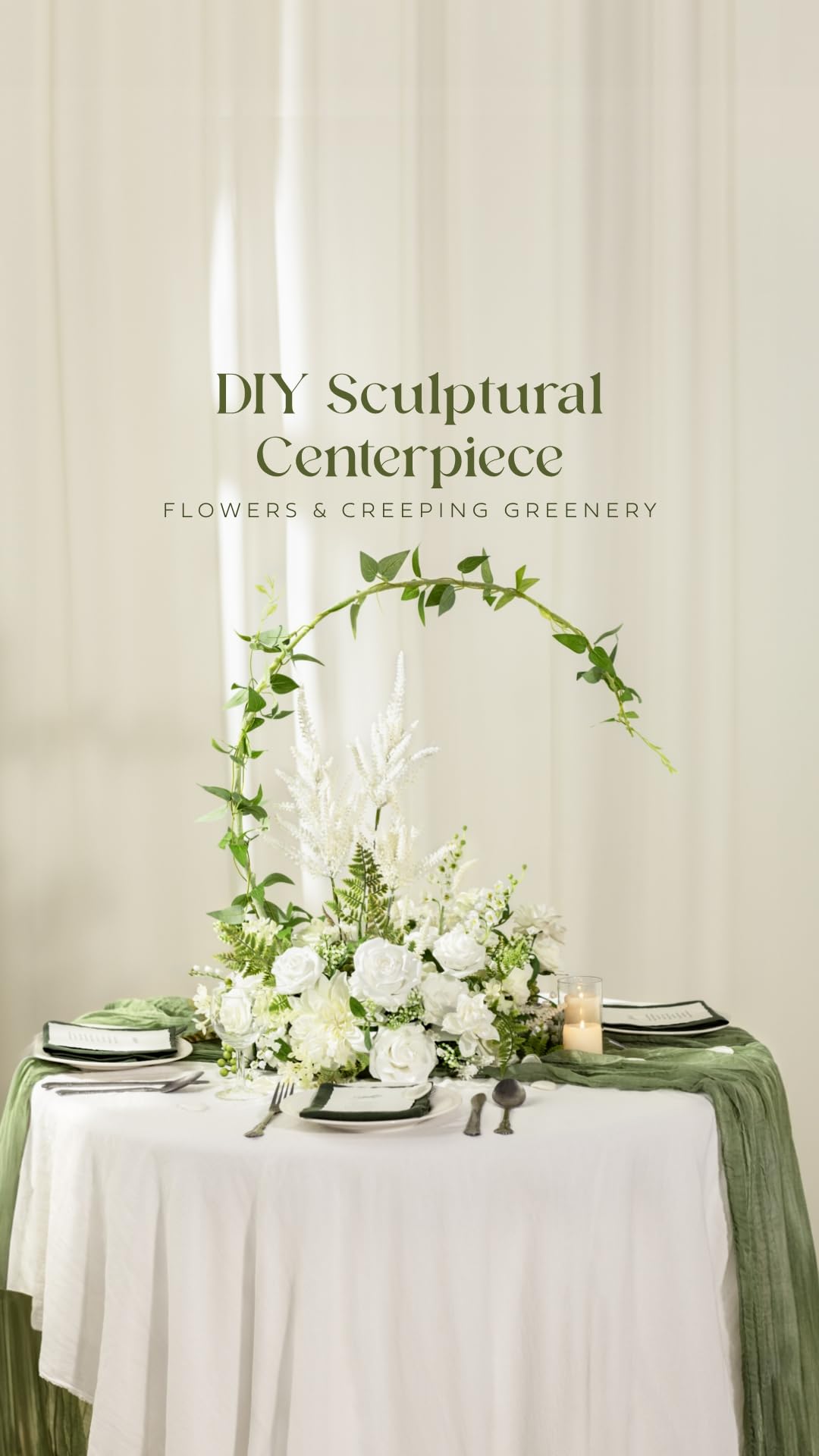 Ling's Moment 50Pcs White Roses Artificial Flowers Real Touch Foam for Wedding Decor Centerpieces Party Backdrop Room Garden Decorations - View 5 of 7