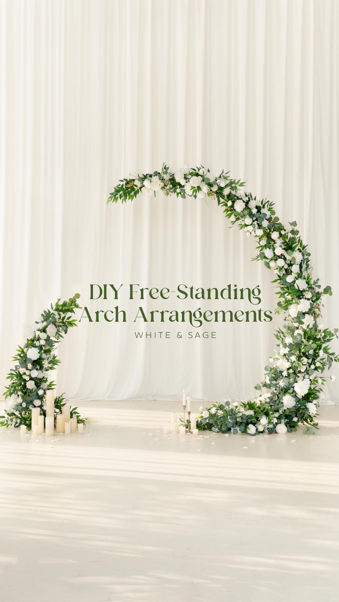 Ling's Moment 50Pcs White Roses Artificial Flowers Real Touch Foam for Wedding Decor Centerpieces Party Backdrop Room Garden Decorations - View 6 of 7