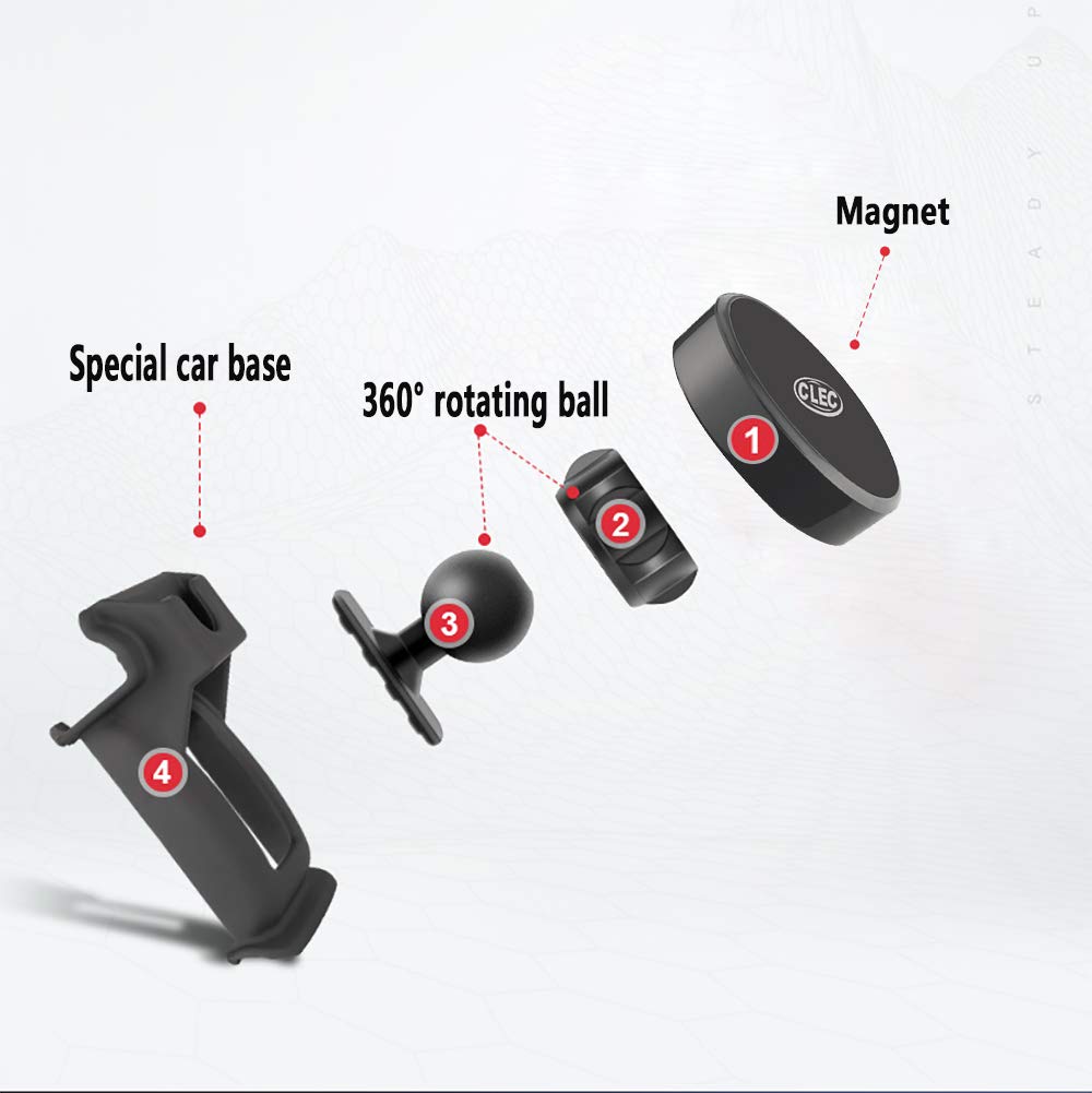 Beerte Adjustable Phone Holder for Mercedes Benz A-Class 2019-2022 and CLA 2020-2025 Car Air Vent Dashboard Mount for Any Mobile Phone - View 7 of 7