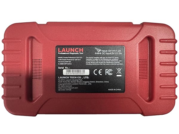 LAUNCH LAUNCH CRP123X OBD2 Scanner with ABS SRS Engine Transmission Code Reader and TPMS Tool Gift Lifetime Free Update Android 7.0 - View 10 of 10