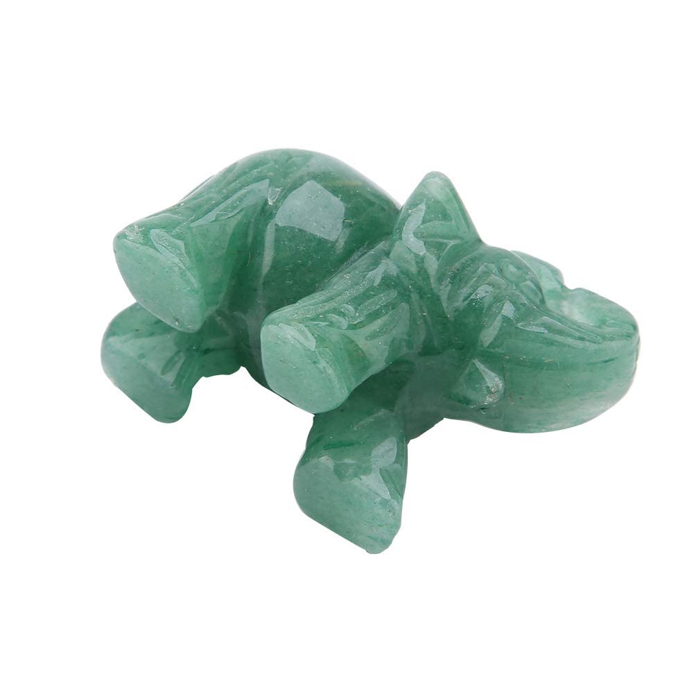 Jade Carved Elephant 2inch Crystal Figurine for Home and Office Decoration - View 6 of 9