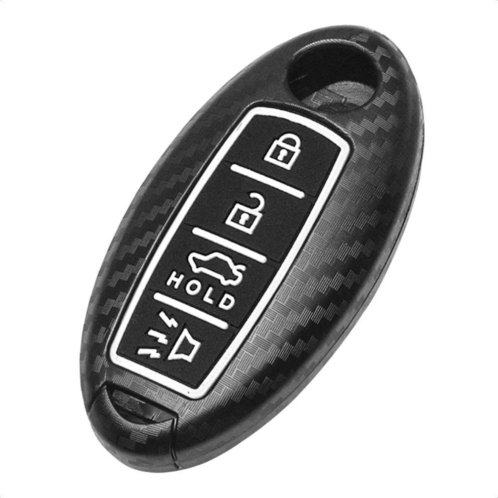 TANGSEN Smart Key Fob Case for INFINITI and NISSAN Models Durable 4 Button Keyless Entry Remote Cover
