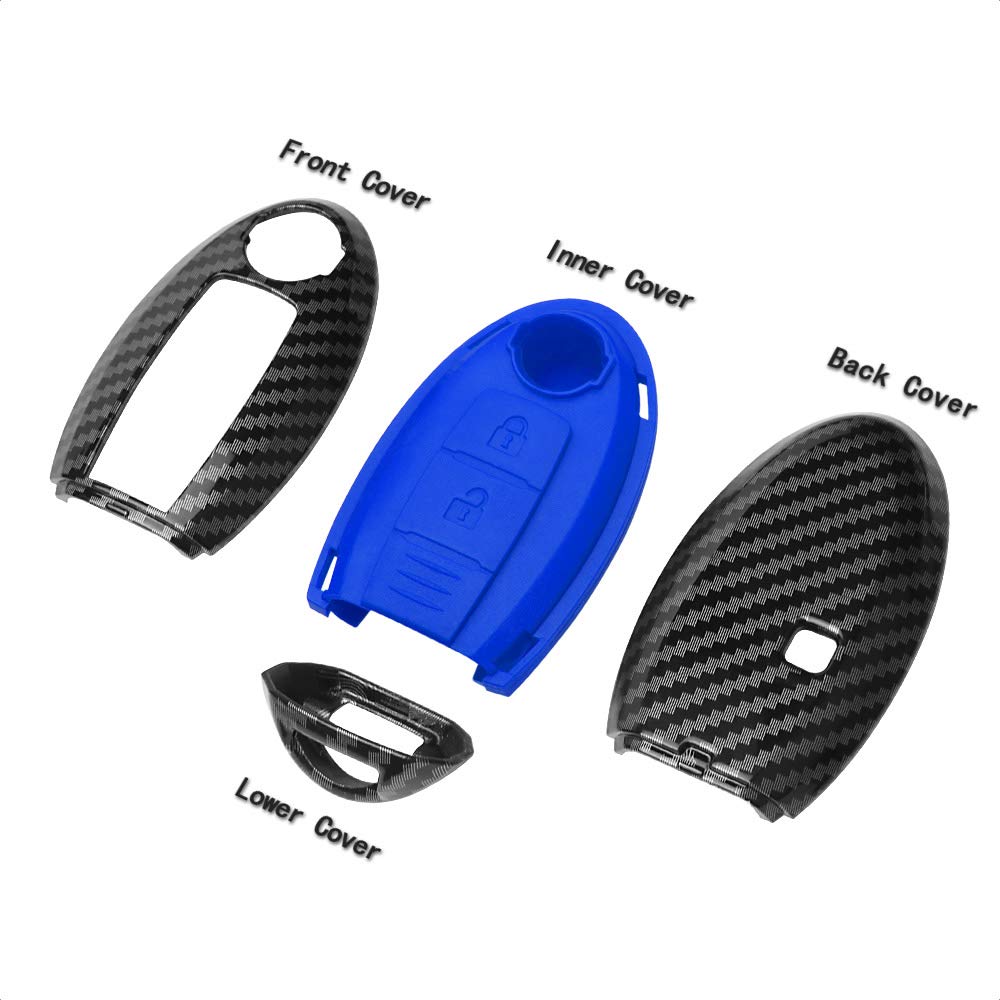 TANGSEN Key Fob Case for Infiniti and Nissan Models Durable Protection for Keyless Entry Remotes - View 2 of 5