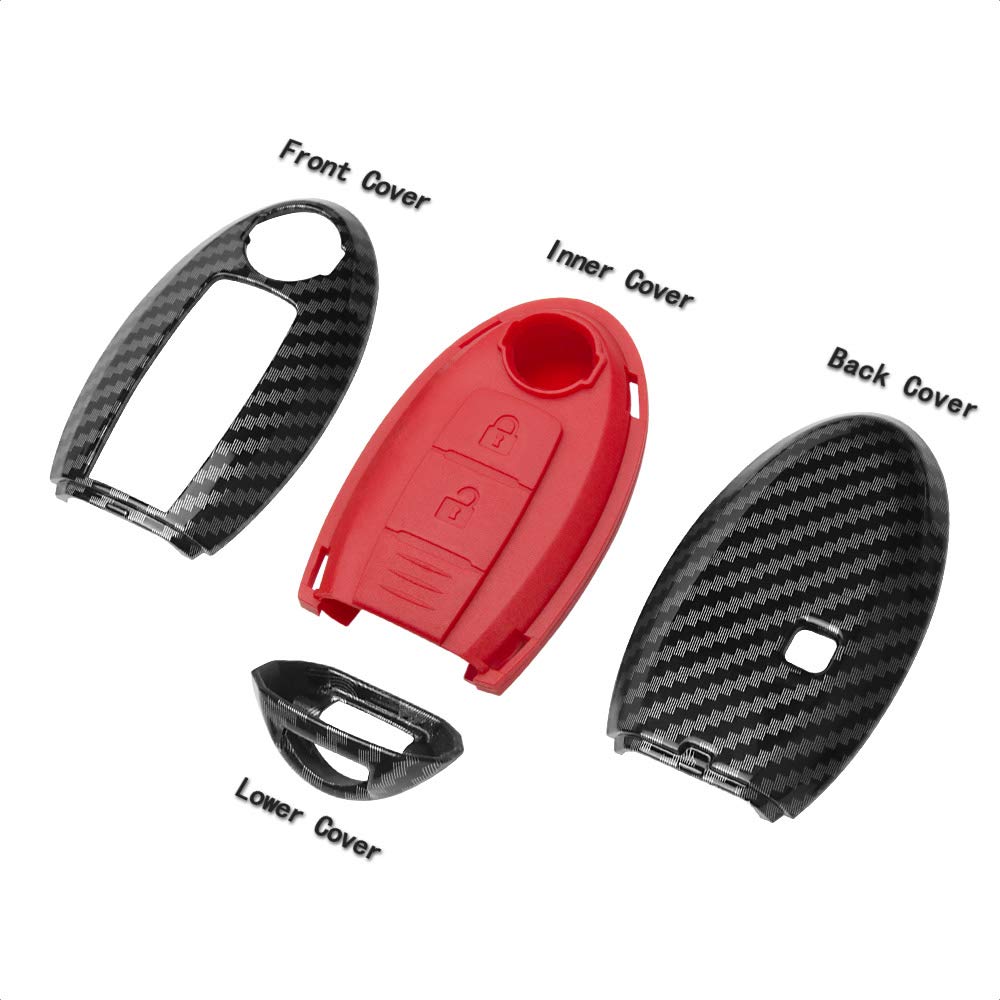 TANGSEN Key Fob Case for Infiniti and Nissan Models Durable Protection for Keyless Entry Remotes - View 2 of 5