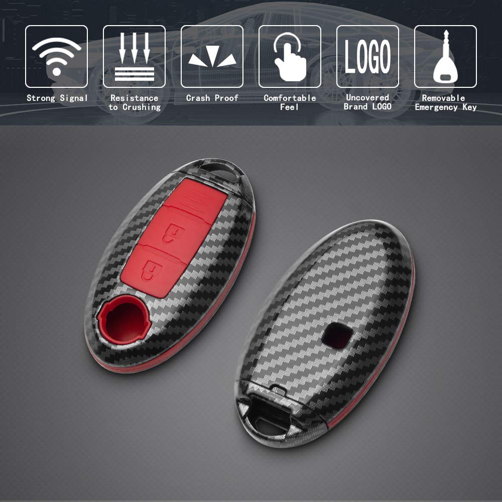 TANGSEN Key Fob Case for Infiniti and Nissan Models Durable Protection for Keyless Entry Remotes - View 3 of 5