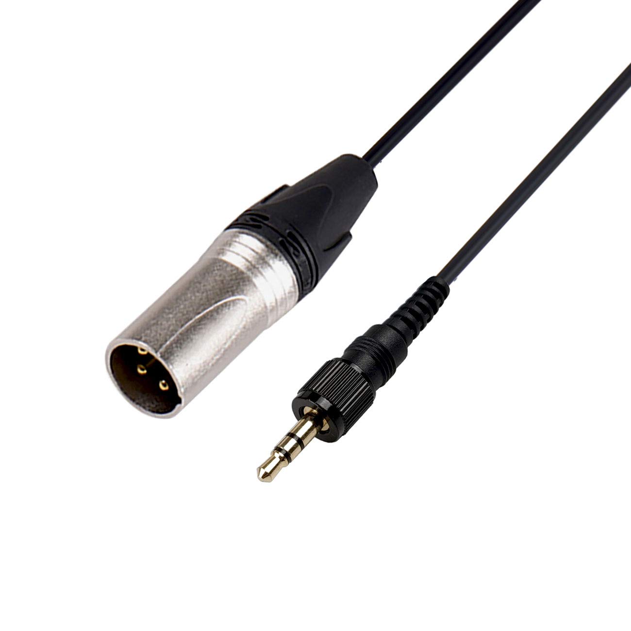 CANFON Canfon 3.5mm TRS to XLR Male Wireless Receiver Microphone Cable Compatible with SONY UWP V1 D11 D21 for DJ Studio and Active Speakers 0.6M