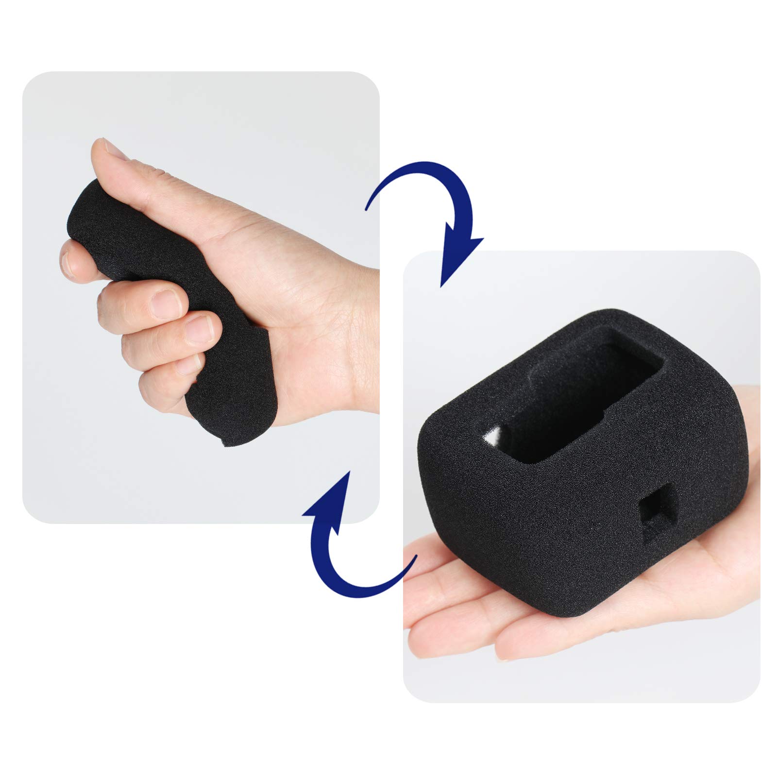 HSU Windslayer Cover for GoPro Hero 12 11 10 9 Black Video Noise Reduction Accessory Housing Frame Case 2 Pack - View 4 of 7