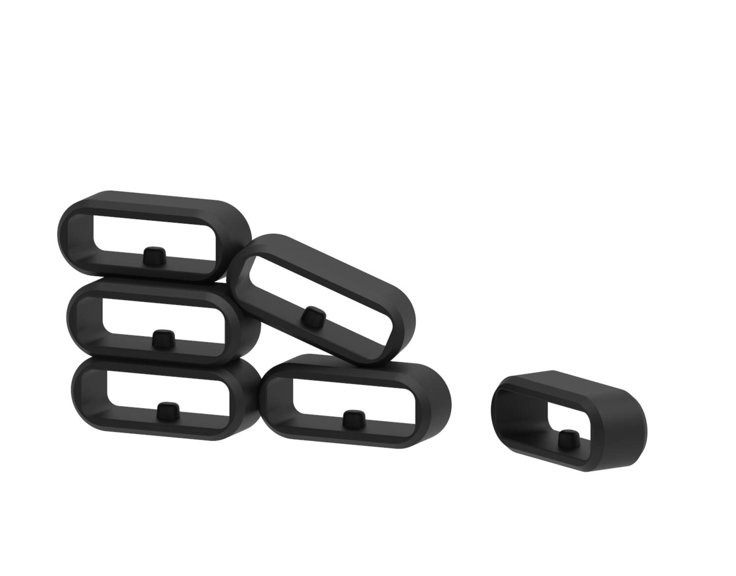 6 Pack Fastener Rings for Garmin Vivoactive Forerunner Venu Vivomove Fenix Silicone Replacement Watch Band Loop Holder Clips - View 5 of 7