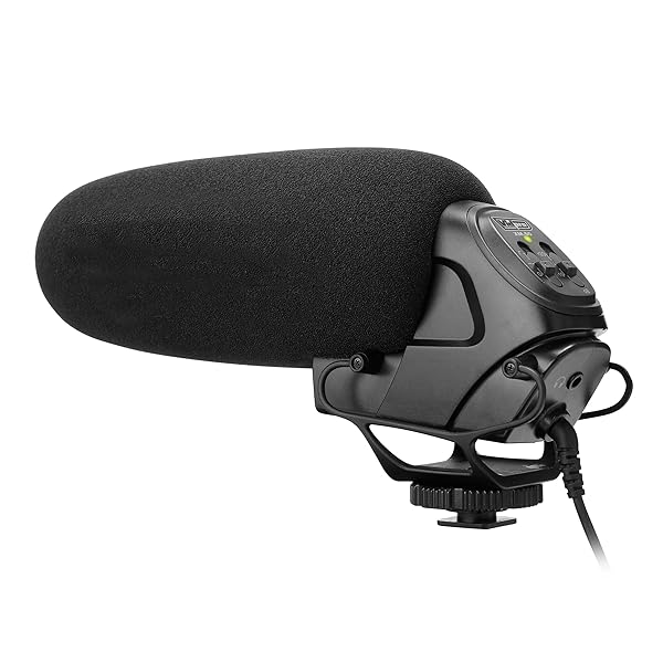 VidPro Vidpro XM-50 Professional On-Camera Shotgun Microphone for DSLR Cameras Camcorders Smartphones and Computers Ideal for Recording and Interviews - View 3 of 6