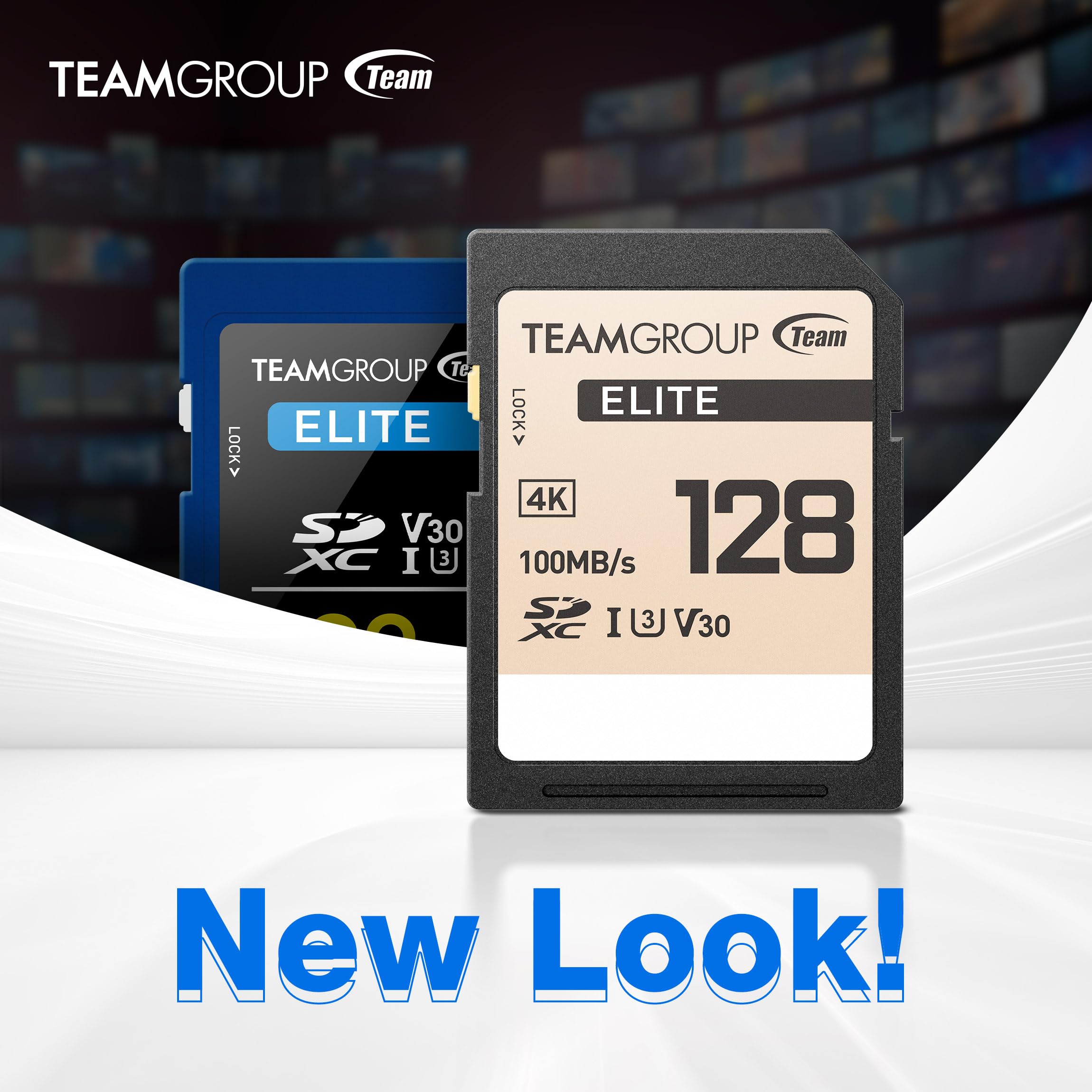 TEAMGROUP TEAMGROUP Elite 256GB UHS-I U3 V30 UHD 4K Memory Card for Canon Sony Nikon Panasonic FUJIFILM Digital Cameras High Speed 100MB/s - View 2 of 5