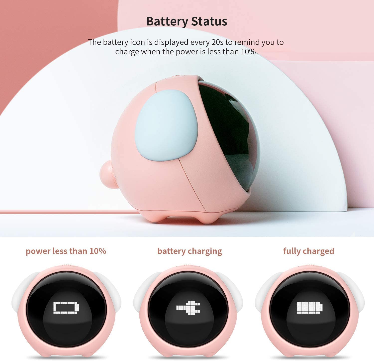 MikoDream MikoDream Kids Alarm Clock with Dual Alarm Adjustable Brightness Night Light Voice Activated Temperature Detection Gift for Children - View 7 of 7