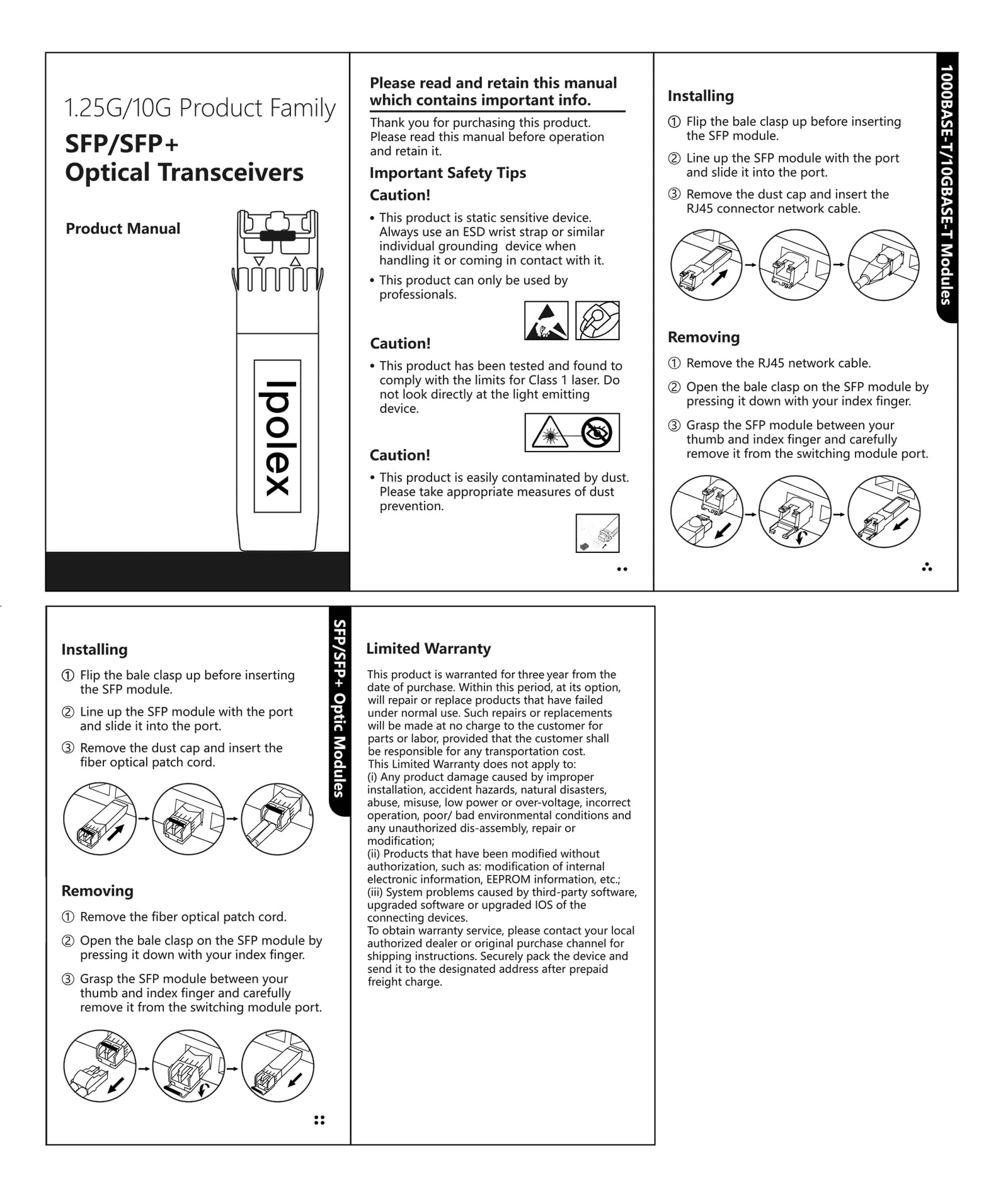 ipolex 10G SFP to RJ45 Transceiver Module Compatible with Cisco Ubiquiti Mikrotik Netgear D-Link 2 Pack for Fast Networking - View 6 of 6