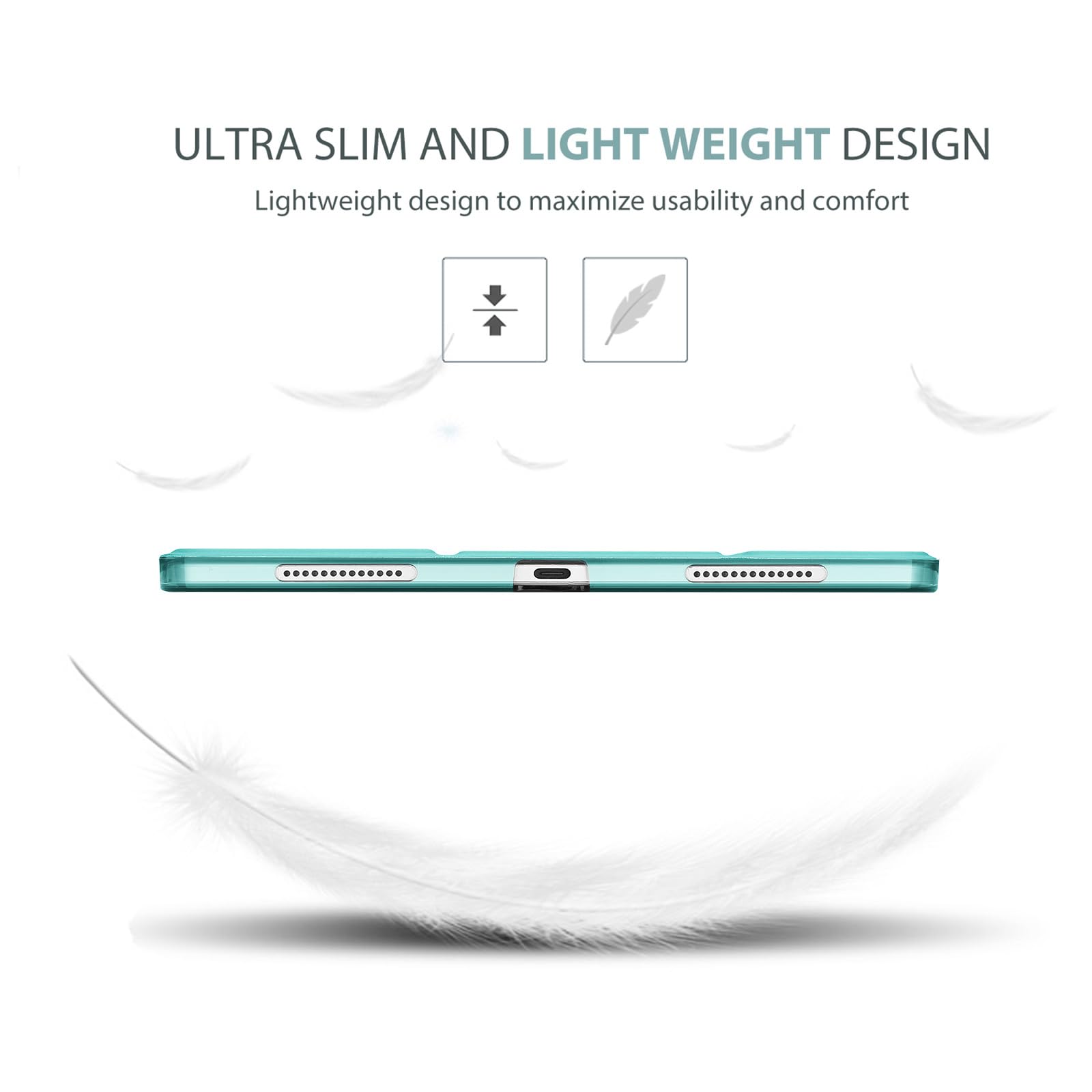 ProCase ProCase Smart Case for iPad Air 11 inch M3 M2 2025 2024 10.9 inch Air 5th 4th 2022 2020 Protective Cover Airblue - View 8 of 9