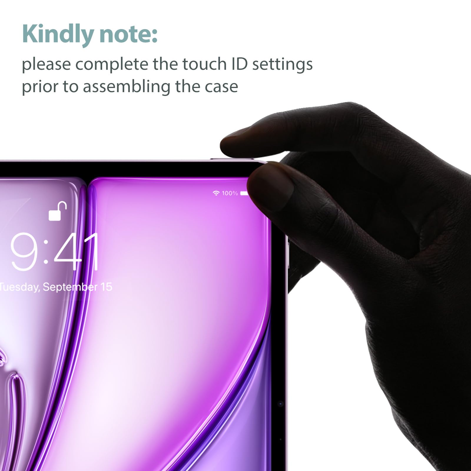 ProCase ProCase Smart Case for iPad Air 11 inch M3 M2 2025 2024 10.9 inch Air 5th 4th 2022 2020 Protective Cover Red - View 9 of 9