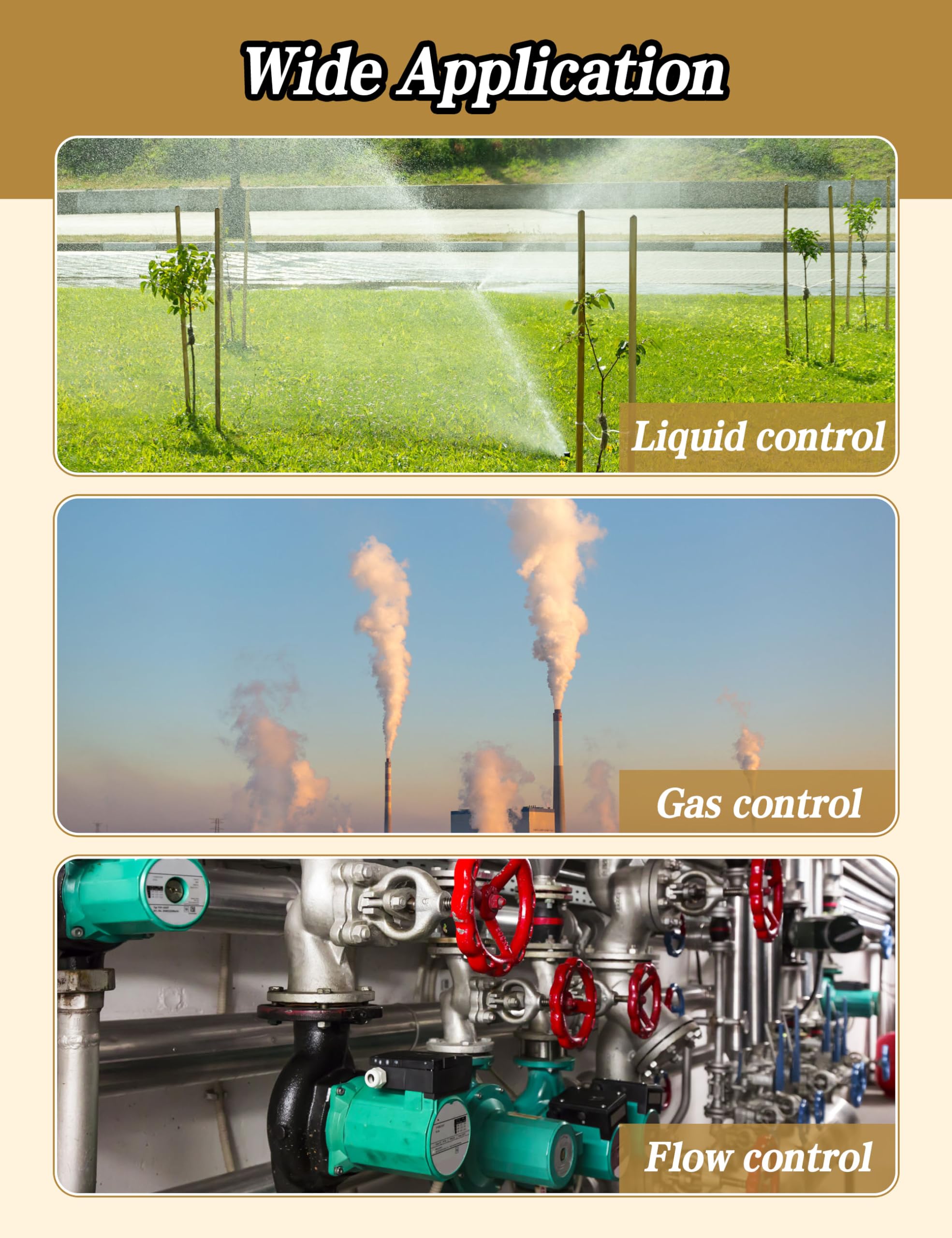 Normally Closed Electric Water Shut Off Valve Brass Solenoid Magnetic Valve Water Inlet Switch 3/4 Inch DC 12V for Water Control - View 8 of 8