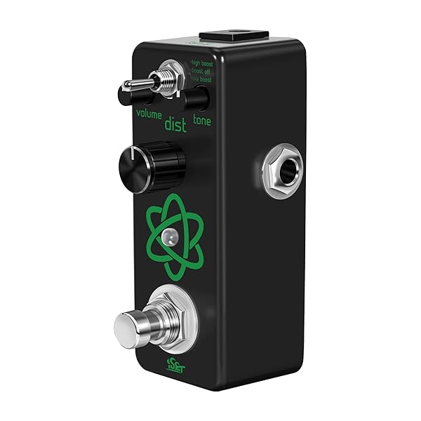 ISET ISET Heavy Metal Guitar Pedal Mini Atom Single Effect for Electric Guitar and Bass True Bypass - View 5 of 9