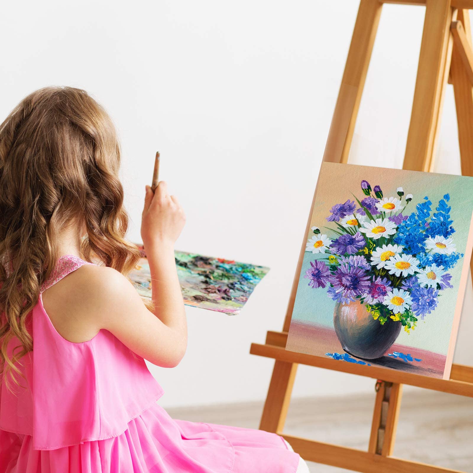 ADXCO 8 Pack Unfinished Wood Panels 12x12 Inch Ideal for Painting Pouring and Arts with Oils and Acrylics - View 7 of 7