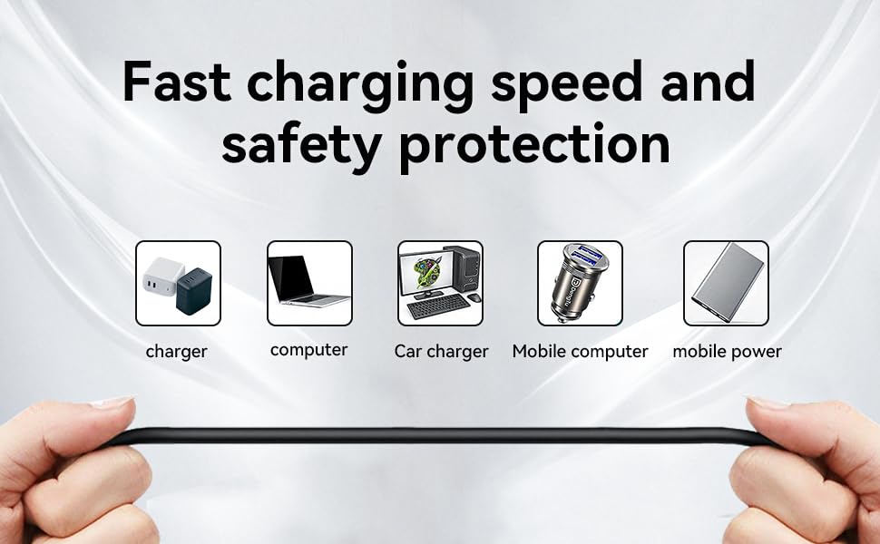 FitTurn USB Charging Cable for Fitbit Inspire 2 and 2 HR 3.3ft Data Sync Base Black - View 5 of 6